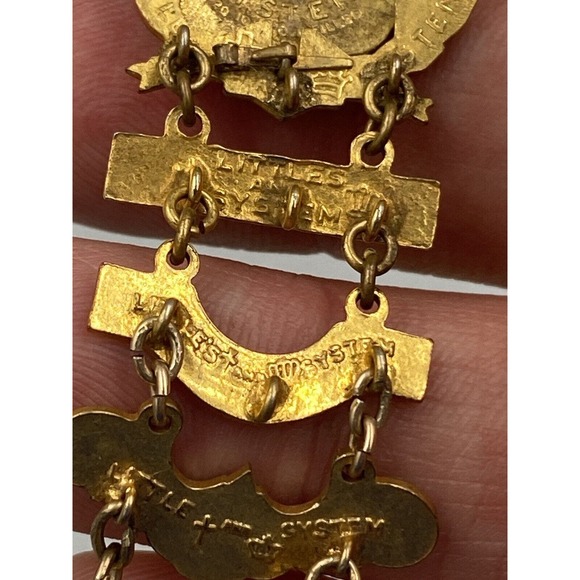 Vintage C&MA 8 Year Attendance Pins Little Cross and Crown 1/20 10k Gold Filled - Picture 8 of 10